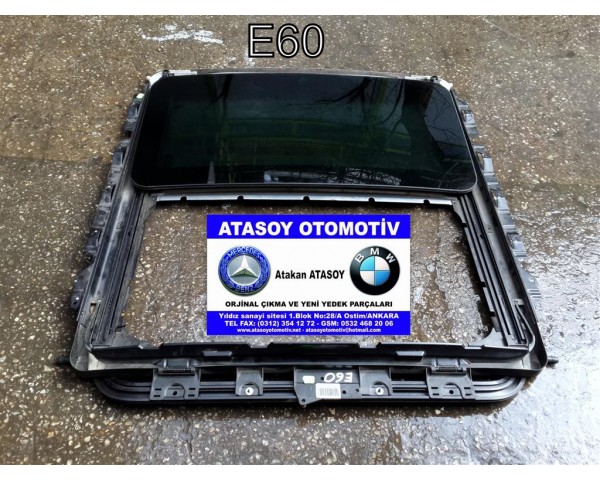 BMW E60 SUNROOF KOMPLE ÇIKMA BMW 54137033544 BMW 7033544 BMW E60 SUNROOF CAMI BMW 54137033533 BMW 7033533